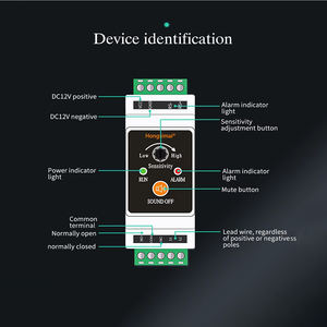 Smart Home Water Leakage Detector Alarm Water Leak <strong>Detection</strong> <strong>Device</strong> with Cable - Product Image 2