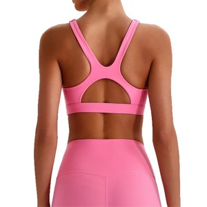 บราออกกำลังกายแบบไขว้หลังสวยเซ็กซี่สไตล์ยุโรป-อเมริกัน รุ่นใหม่ ระบายอากาศได้ดี กันกระแทก ยกกระชับทรงสวย สายไขว้ - Product Image 5