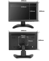 Prix usine Hotsell 10.1 pouces CE FCC vga BNC AV écran vidéo moniteur industriel tft en plastique
