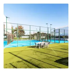 Outdoor Indoor China Tennis Court for sale Wholesale Panoramic padel court Paddle courts manufacturer