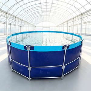 Bassin d'élevage de poissons de petite taille en PVC épaissi, haute qualité, prix bas, idéal pour crevettes - Vente chaude - Product Image 2
