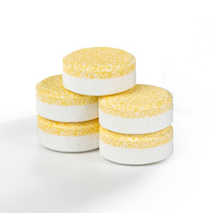 OEM 24ชิ้นเครื่องซักผ้าในครัวเรือนเครื่องทำความสะอาดแบบเม็ดฟู่เครื่องทำความสะอาดอ่าง - Product Image 6