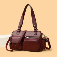 Nouveau sac à main décontracté pour femme, sac à bandoulière, sac de luxe portable à porter sous le bras, sacs à main tendance avec chaînes, fermeture éclair, toutes saisons