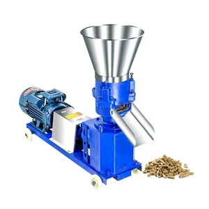 Best price superior quality compressor wood pellet machine animal feed mini pellet machine