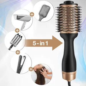 Brosse à air chaud sèche-cheveux Styler outils de coiffure lisseur brosse sèche-cheveux