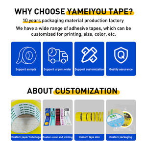 아크릴 접착 단면 BOPP 물 활성화 투명 포장 테이프 카톤 씰링을위한 맞춤형 로고 - Product Image 4