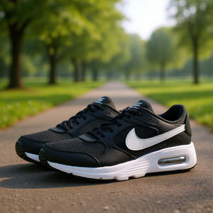 Scarpe da Corsa Nike Air Max SC per Donna, Nero/Bianco, Tomaia in Maglia Traspirante, Fodera in Rete, Suola in Gomma per Estate, Primavera, Autunno - Product Image 2