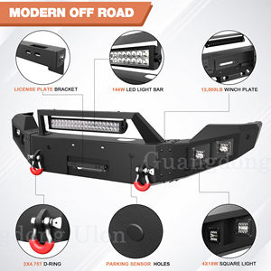 Vente chaude F250/F350/F450 pare-chocs de camion pleine largeur pare-chocs avant et pare-chocs arrière Combo Fit 2011-2016 F-ord F250 (à l'exclusion de <span class=keywords><strong>Raptor</strong></span>) - Product Image 2