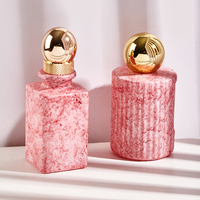 Vente en gros d'usine, flacon de parfum de luxe personnalisé avec logo imprimé à l'écran, cylindrique, avec vaporisateur