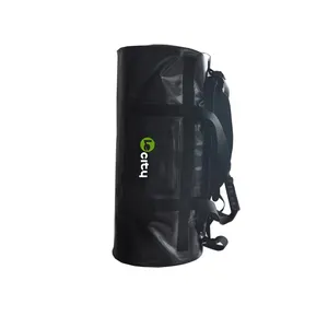 LE 시티 블랙 40L 스포츠 로우 모크 체육관 맞춤형 방수 더플백