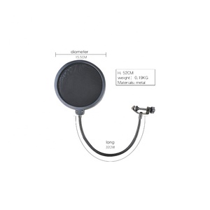 Negro tambor terminal micrófono Metal micrófono soporte de <span class=keywords><strong>música</strong></span> - Product Image 2