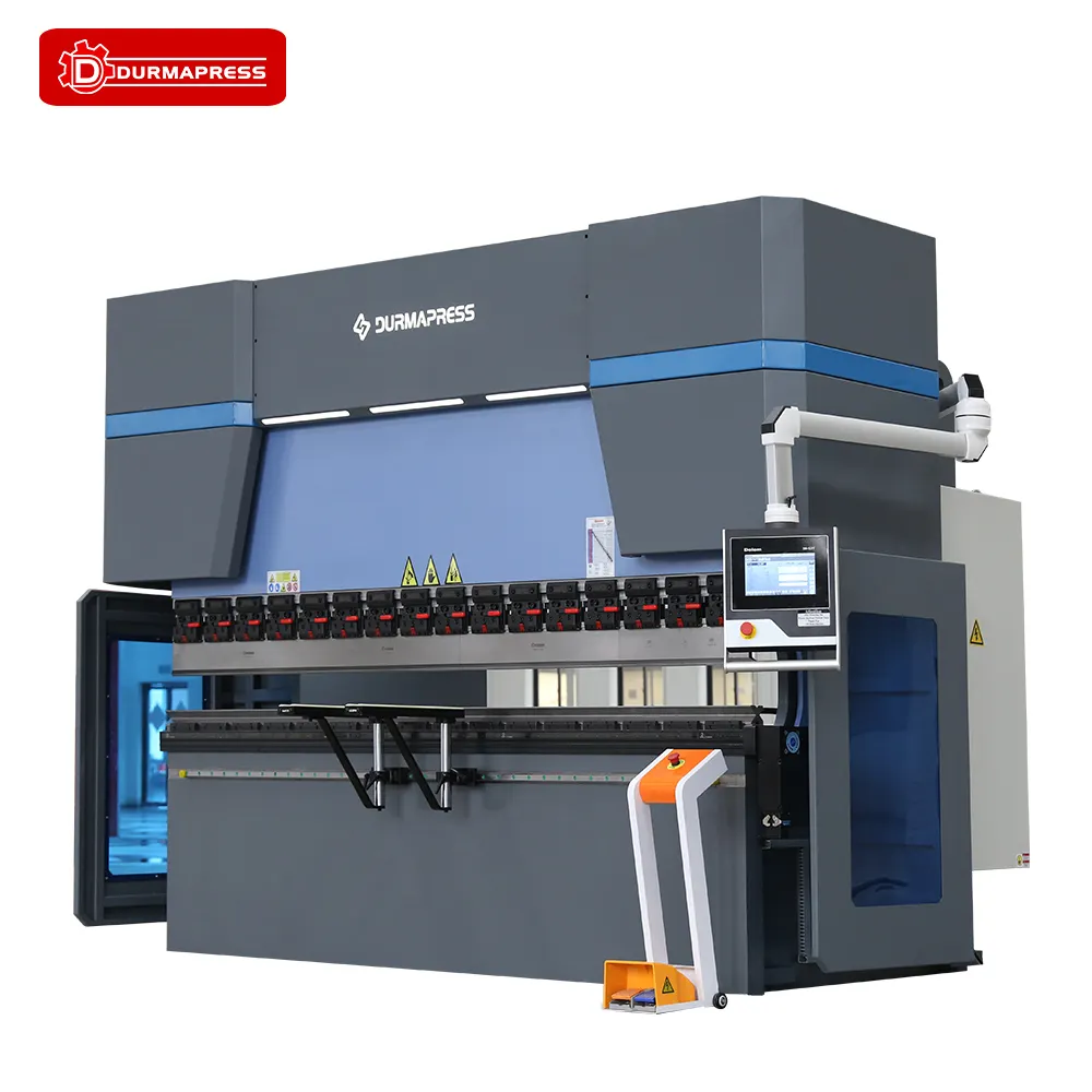 Durmaprss 135T CNC คู่เซอร์โวปั๊มควบคุมกดเบรกเครื่อง 3 เมตรพร้อมตัวควบคุม DA53T