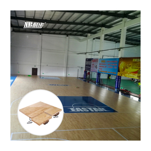 Vente directe d'usine en Chine sol de sport parquet sport en bois dur érable bouleau chêne hévéa parquet de squash sol de basket-ball intérieur - Product Image 5
