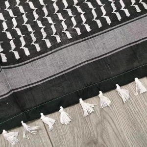 Écharpe Musulmane Arabe Shemagh Keffieh Palestine Écharpe Hommes Femmes Châle Wrap Tassel <span class=keywords><strong>Arafat</strong></span> Prêt à Expédier - Product Image 4