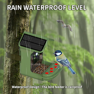 Nuovo Design Monitor <span class=keywords><strong>di</strong></span> <span class=keywords><strong>sorveglianza</strong></span> impermeabile all'aperto Smart Bird Feeder Camera con la macchina fotografica ad energia solare - Product Image 2