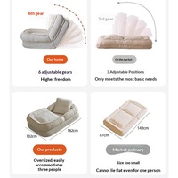 Vente directe usine – Canapé-lit pour chien en forme humaine, moderne et minimaliste, avec structure métallique et éponge haute densité, pour salon et chambre, en tissu