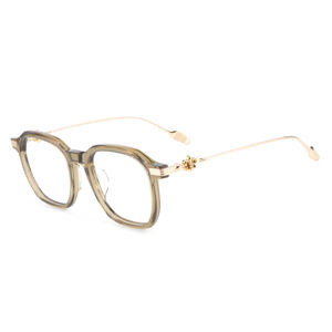 Gafas Ópticas de Montura Completa, Estilo Punk, Color Negro Plateado, Forma Irregular, Multifocales, Ligeras, para Presbicia, Pedidos en Línea - Product Image 5