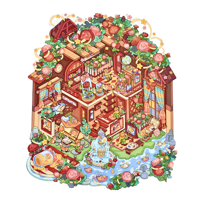 B El Principito Jardín de Rosas - Blanco