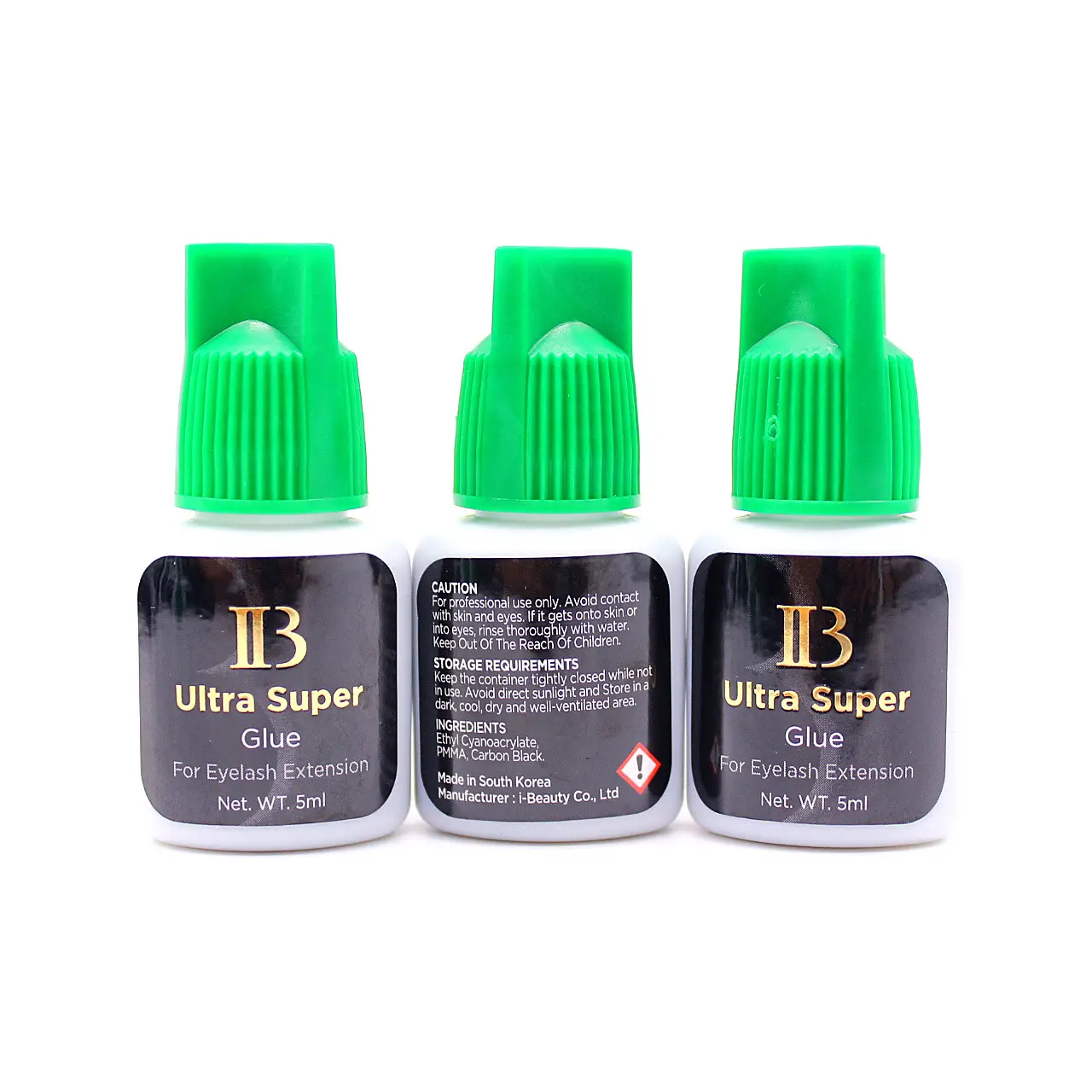 Wholesales Korean eyelash glue professional IB top sales private label fast dry long eyelash extension glue