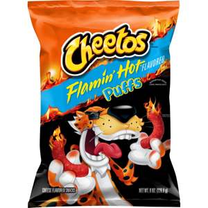 Cheetoss <span class=keywords><strong>Flamin</strong></span>' en Bolsa de 8oz, Sabores Dulces y Salados, Snacks Inflados, Precio de Fábrica al por Mayor, la Mejor Calidad, Suministro a Granel - Product Image 1