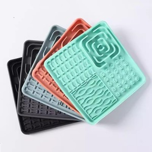 Tapis à lécher pour chiens, gamelle anti-glouton pour chiens et chats, tapis à lécher en silicone, tapis olfactif, distributeur interactif de nourriture pour ralentir la consommation - Product Image 6