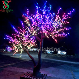 Diseño exclusivo al aire libre RGB IP65 impermeable Artificial Cherry Tree Light Cables ocultos ODM/OEM compatibles con paisaje Navidad - Product Image 3