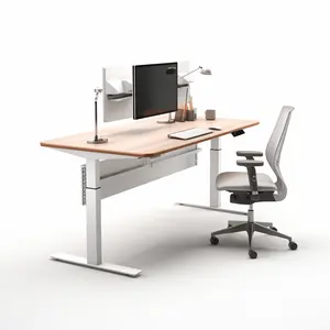 提升桌电脑桌学习桌家庭办公桌架固定双电机家具制造商