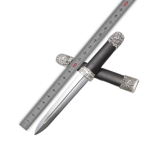 Cuchillo Táctico de Supervivencia Fan Lihua Sword, Hoja Recta con Punta de Clip, Mango de Nogal y G10, Funda de Acero Inoxidable de Alta Calidad para Caza - Product Image 6