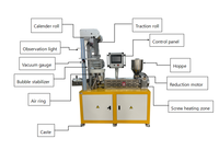 Extrudeuse de film monocouche haute précision ZS-430B - Machine de soufflage de film alimentaire agricole LDPE/HDPE/PVC, production de 30 kg/h