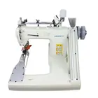 Machine industrielle à point de chaîne à double aiguille à grande vitesse modèle JK927 avec combinaison à extracteur simple ou double pour chemise