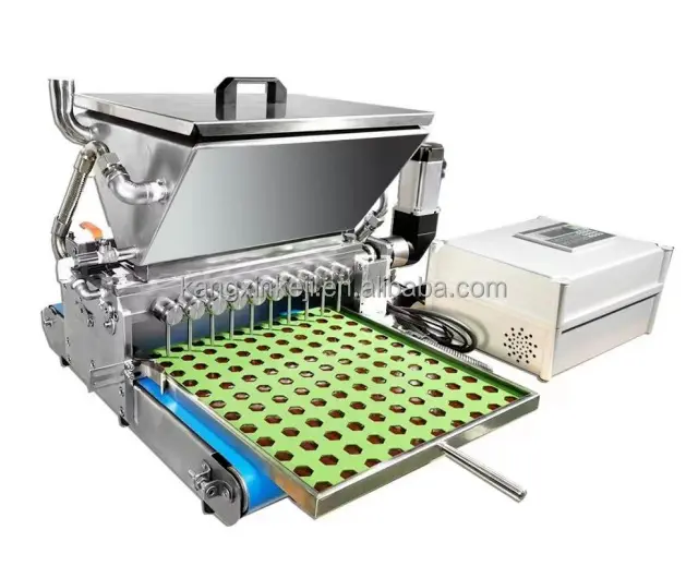 Small Scale Automatic chocolate molding hard candy making equipment gummy manufacturing lollipop depositor