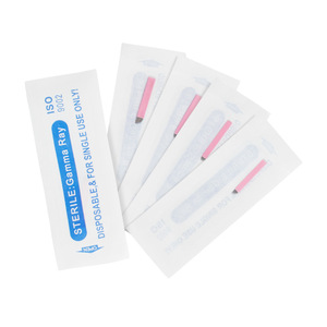 Wholesale Price 0.15mm <strong>Pink</strong> Embroidery Eyebrow Tattoo Handmade <strong>Needle</strong> Blades - Product Image 1