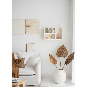 Đồ Nội Thất Phòng Khách Khác Kệ Treo Tường Nổi Hiện Đại Noric Kệ Đựng Đồ Phòng Tắm Hình Chữ Nhật Màu Trắng Để Trang Trí - Product Image 4