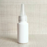 Meilleur fournisseur d'emballages, vente chaude : Bouteille en plastique PE blanche opaque de 10-500 ml, bouteille à bec long, flacon cosmétique sous-emballé
