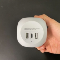 Adaptateur de prise britannique Extension multi-prises Adaptateur de chargeur mural Prise universelle avec usb