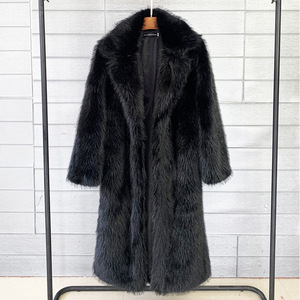Cappotto di Lusso in Pelliccia Sintetica da Donna, Stile Semplice, Lungo, Casual, Caldo, Giacca Invernale Pesante da Donna - Product Image 4