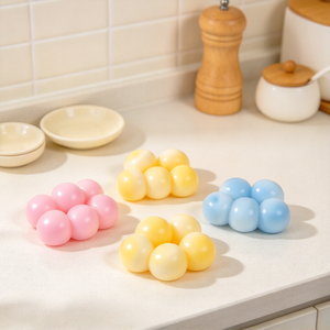 Juguetes Sensoriales Mini Fidget Squishy de TPR con Simulación de Comida (Pan al Vapor), de Compresión Lenta y Rebote, para Aliviar el Estrés, para Niños de 5 a 7 Años, Unisex - Product Image 6