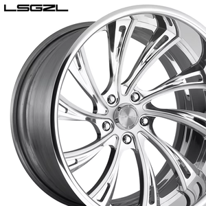 2 pezzi di lusso profondo piatto concavo cromato in lega forgiata ruota auto 5x114.3 5x120 5x130 <span class=keywords><strong>15</strong></span> 18 20 22 24 26 pollici cerchione - Product Image 5