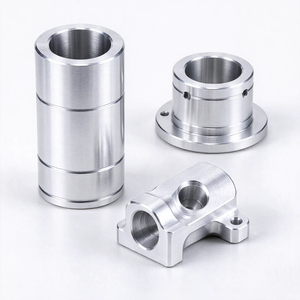 Componentes de precisión para automatización: Piezas de aluminio torneadas por CNC, bujes de brida de aleación personalizados y componentes de unión. - Product Image 4