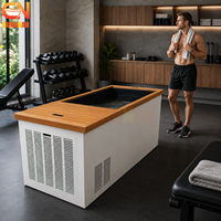 Baignoire froide commerciale avec refroidisseur, en acier inoxydable, pour salle de sport, hôtel, spa, centre de bien-être