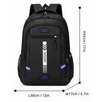 Sac à dos pour ordinateur portable personnalisé avec logo, pour l'école, le sport, en tissu Oxford imperméable avec fermeture éclair, pour usage décontracté, professionnel et de loisirs