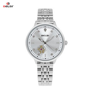Nouvelle montre pour femme en camélia tendance - Montre à quartz élégante minimaliste de luxe, étanche, polyvalente, avec bracelet en cuir - Product Image 4