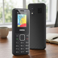 Téléphone à clavier physique 2G GSM avec 4 emplacements pour cartes SIM, amplificateur de signal 25BI, batterie longue durée 1800 mAh, idéal pour le travail