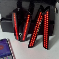 Misun RGB Flow Serie 5-Zoll LED-Blinkleuchte Auto-Seitenmarkierungsleuchten Logo-Lichter 12V IP65 Wasserdicht 2-teilig Neu Nachrüstbar