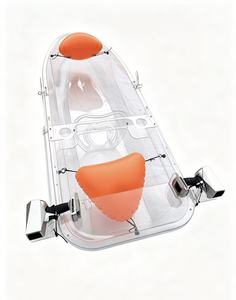 Kayak transparent en PC cristallin pour une personne, canoë à queue carrée avec pagaie et bouée gonflable pour les sports nautiques en mer et en océan - Product Image 1