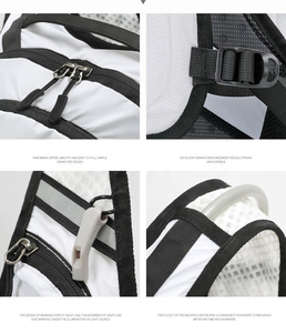 Outdoor Bags Double Shoulder <b>Cycling</b> Jogging Backpack Trail Running Hydration Vest Marathon <b>Water</b> <b>Bottle</b> Holder Backpack - Product Image 5
