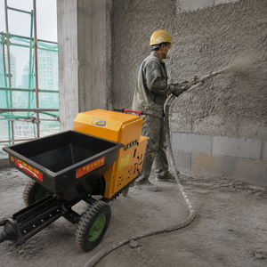 Nouvelles machines automatiques électriques de projection de mortier, pulvérisateur mural, machine à enduire le <span class=keywords><strong>ciment</strong></span>, machine à pulvériser la peinture, <span class=keywords><strong>prix</strong></span> de gros - Product Image 1
