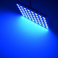 48SMD 5050 Chip T10 Lampe de toit automobile, adaptateurs de festoon, DC 12V, éclairage intérieur de dôme pour voitures, nouvelle génération d'accessoires de panneau LED