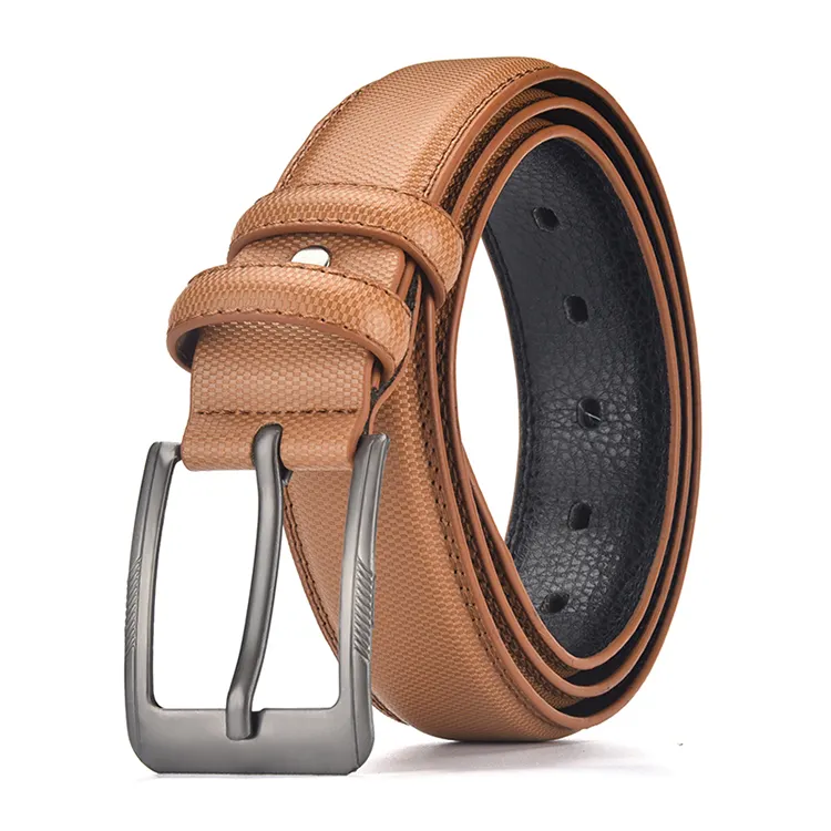 2024 pu leather belts men Professional belts best price cheap customize pin buckle belt for men