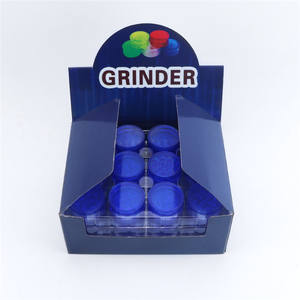 Accessoires de fumage en cône pré-fabriqués, moulin à herbes en plastique, moulin à épices de cuisine, papier à rouler, moulin à herbes en plastique acrylique à 3 couches - Product Image 3